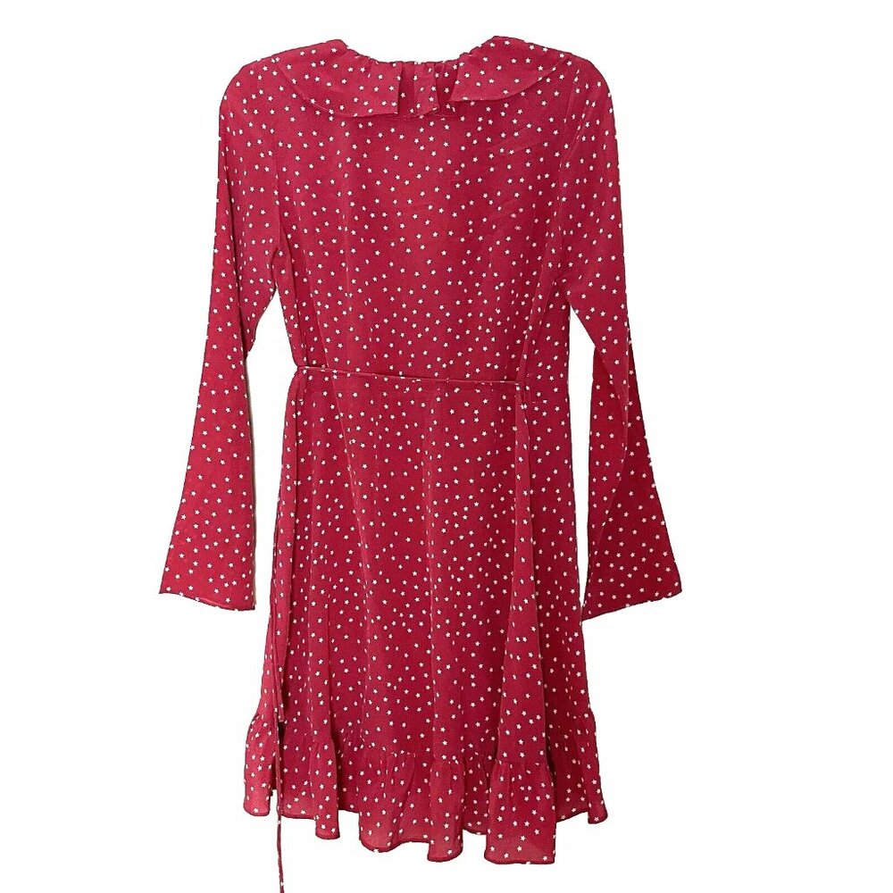 Realisation Par Red Polka Dot Long Sleeve Dress - Picture 4 of 11